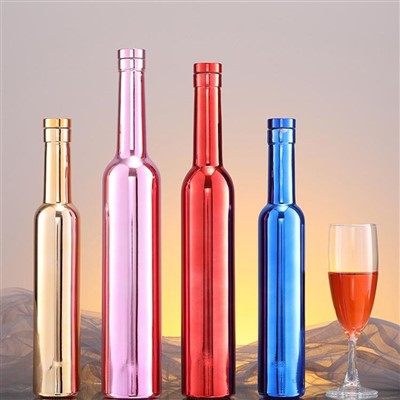 इलेक्ट्रोप्लेटेड व्हिस्की की बोतल